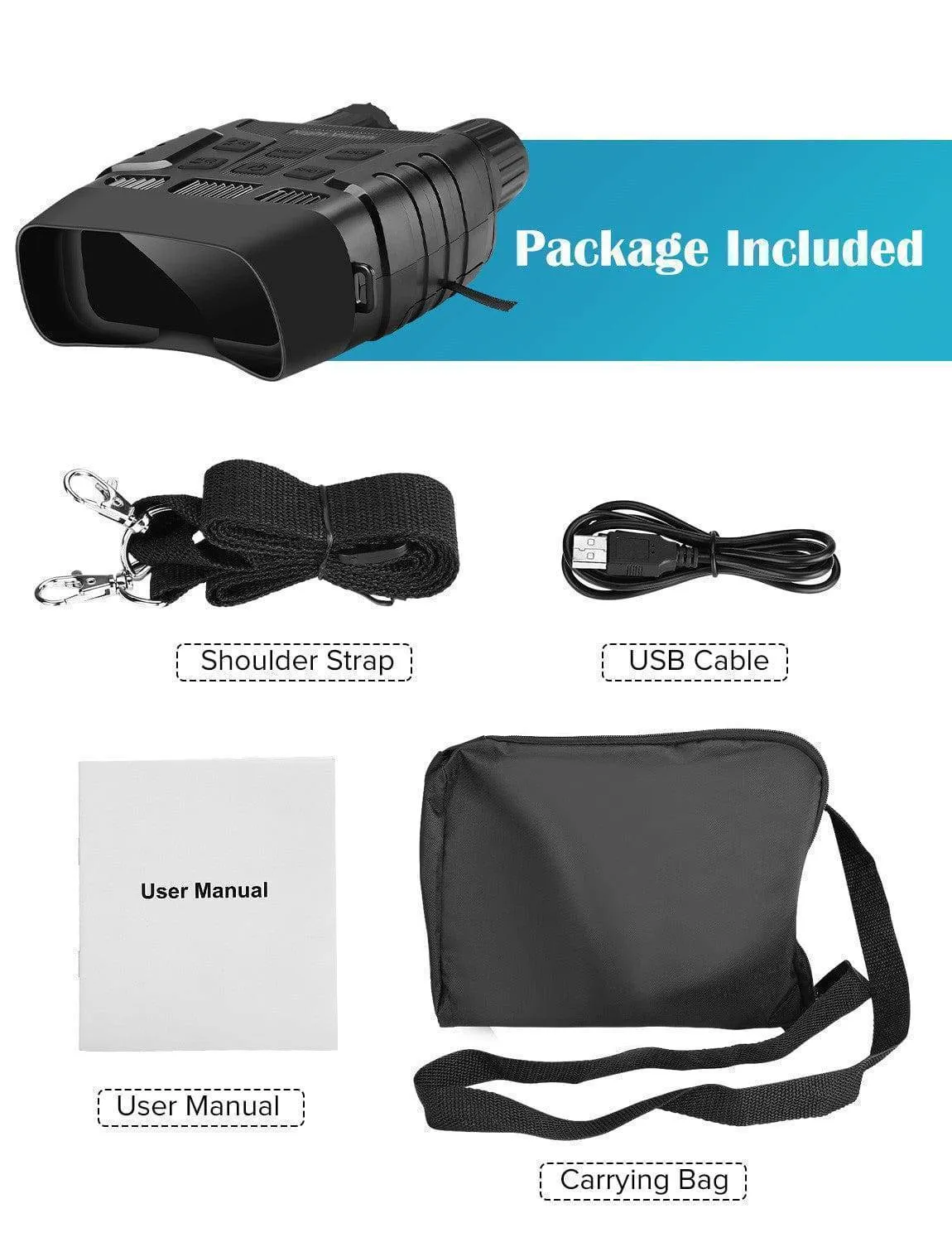 300M Telescope Night Vision Binoculars