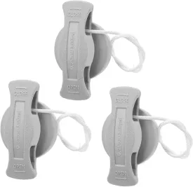 3Pcs Inflatable Boat Air Valve Plug, Kayak Raft Spiral Air Plugs Replacement for Rubber Dinghy Raft Kayak Pool Boat Airbeds