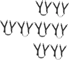 BESPORTBLE 8pcs Hard Hat Chin Strap Wear-resistant Chin Straps for Safety Helmets Lightweight Durable Quick Release Buckle Fit for Construction and Work Use