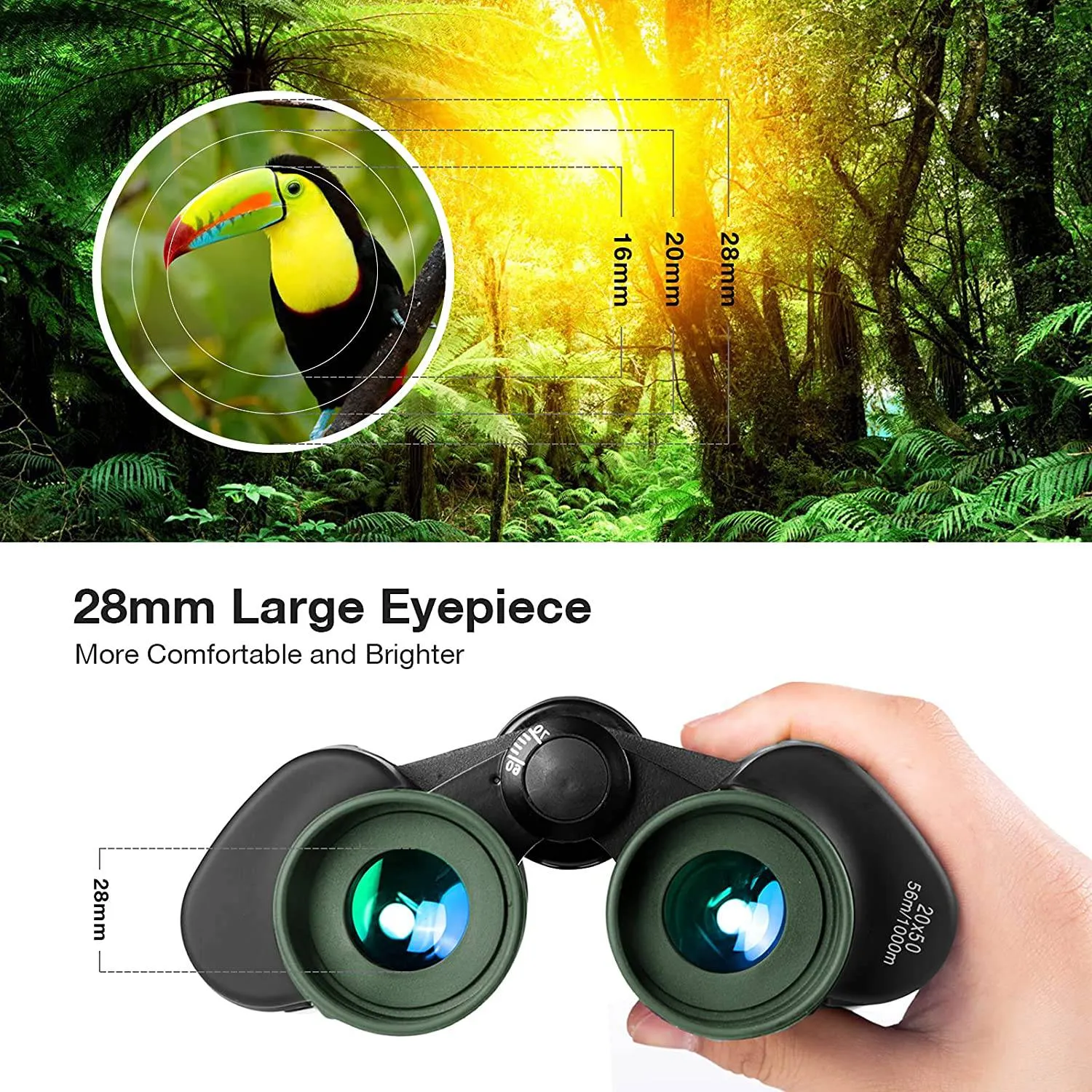 Explorer High-Power Hunting Binoculars 20x50