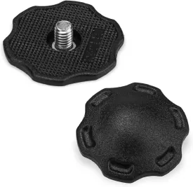 Football Helmet Thumb Screws Replacement Rugby Helmet Chinstrap Screws fits for Riddell Speedflex Black 2 pcs