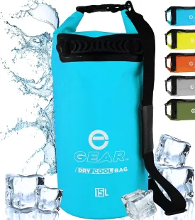 Insulated Dry Bag Floating Cooler  10L / 15L / 25L Roll Top, Leak Proof, Waterproof, Collapsible, with Padded Shoulder Strap - Perfect for Kayaking Fishing Beach