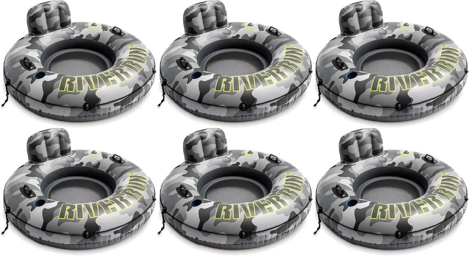 Intex Camo River Run 53-Inch Inflatable Tube - 6 Pack