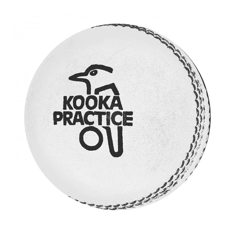 Kookaburra Kooka Practice White Cricket Ball - Dozen Price