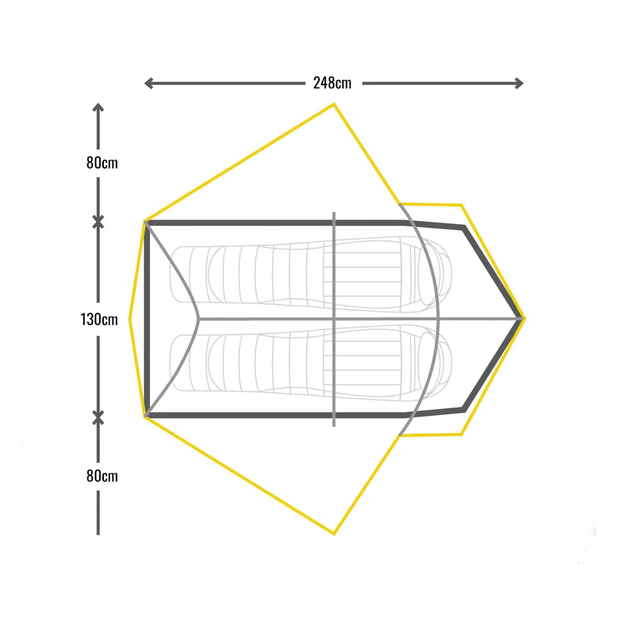 Krypton 2 Tent Integral Pitch - lightweight 4 season tent