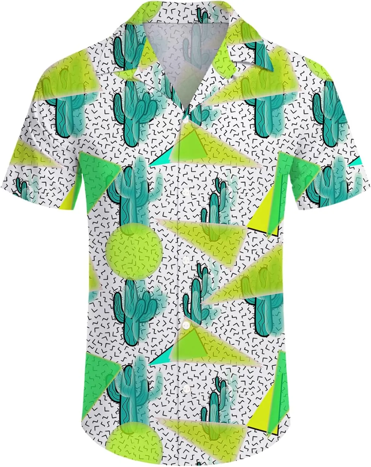 Mens 2 Piece Tracksuit Hawaiian Button Down Shirt and Compression Liner Shorts Sets with Bucket Hats
