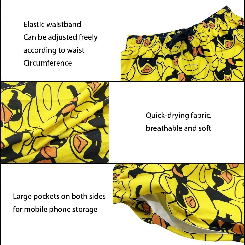 Mens 2 Piece Tracksuit Hawaiian Button Down Shirt and Compression Liner Shorts Sets with Bucket Hats