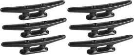 MIZUGIWA Nylon Boat Cleats Dock Cleats Black 4 Inch 5 Inch 6 Inch 8 Inch Boat Ties,Kayak Rope Tie Cleat,Rope Cleat,Kayak Cleat for Boat Docks,Kayaks,Marine,Nautical Dcor