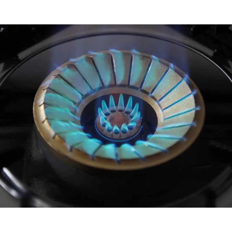 NJ GC-87 Camping Stainless Steel Gas Stove 3 Burners with Grill & Oven 9.7kW