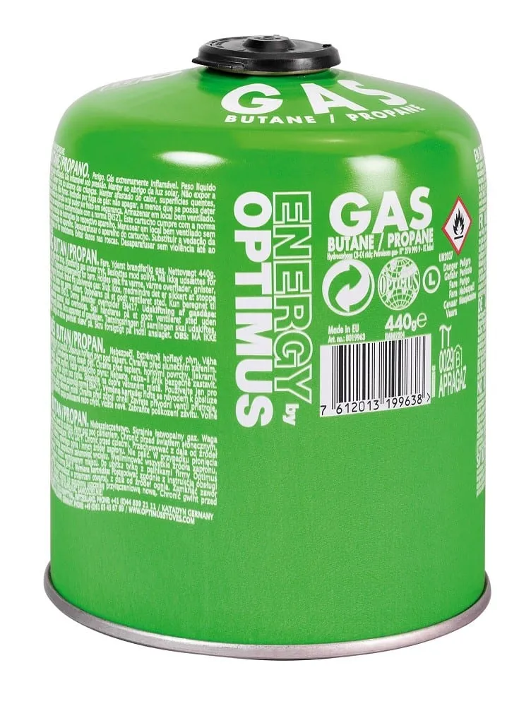 Optimus 440g Stove Fuel / Gas works with MSR / Jetboil etc