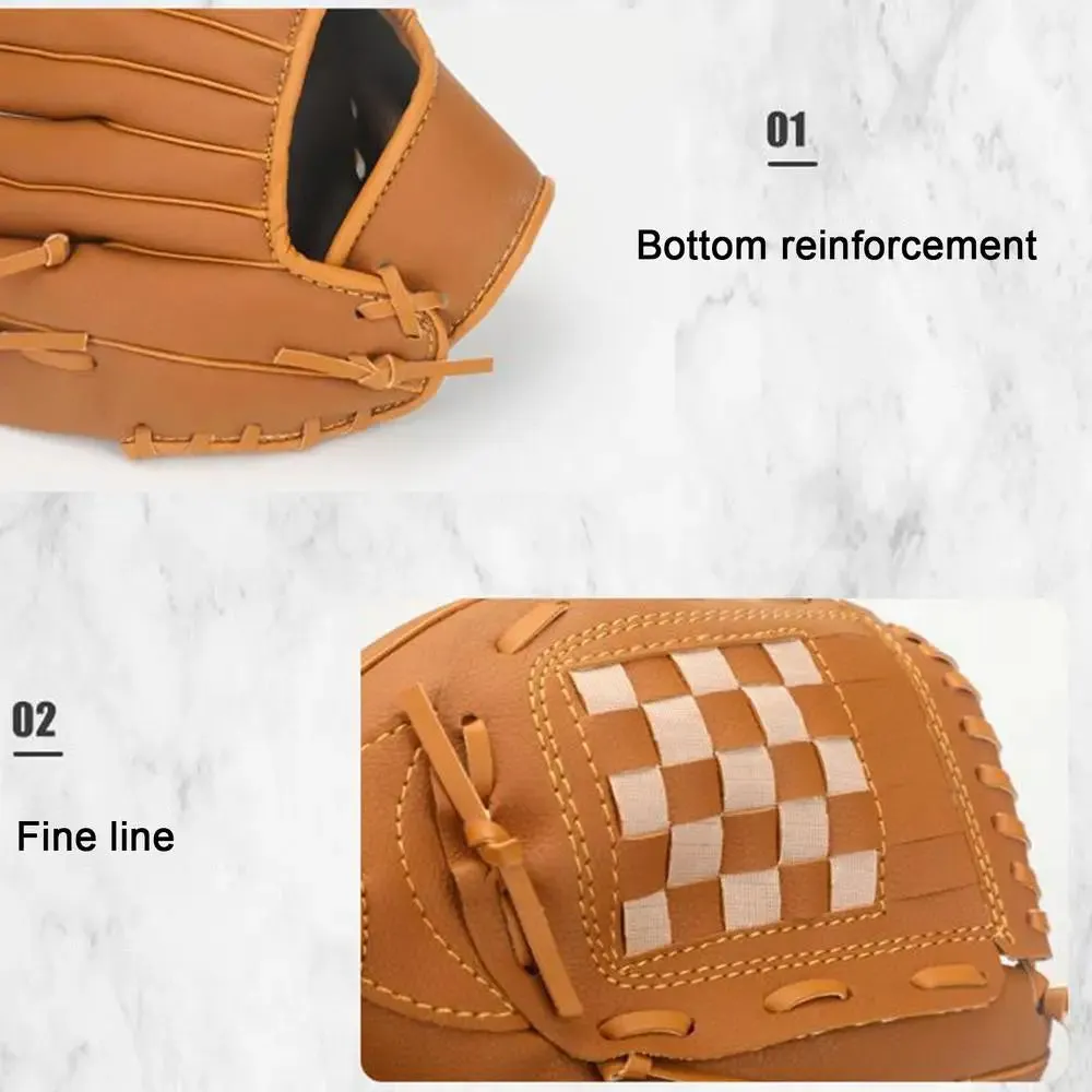 Outdoor Sport Baseball Glove Batting Gloves Practice Equipment Size 10.5/11.5/12.5 Left Hand For Adult Man Woman Training Gloves
