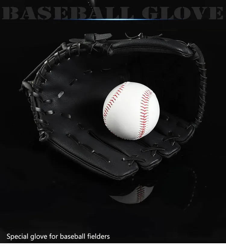 Outdoor Sport Baseball Glove Softball Practice Equipment Size 9.5/10.5/11.5/12.5 Left Hand For Kids/Adults Man Woman Training