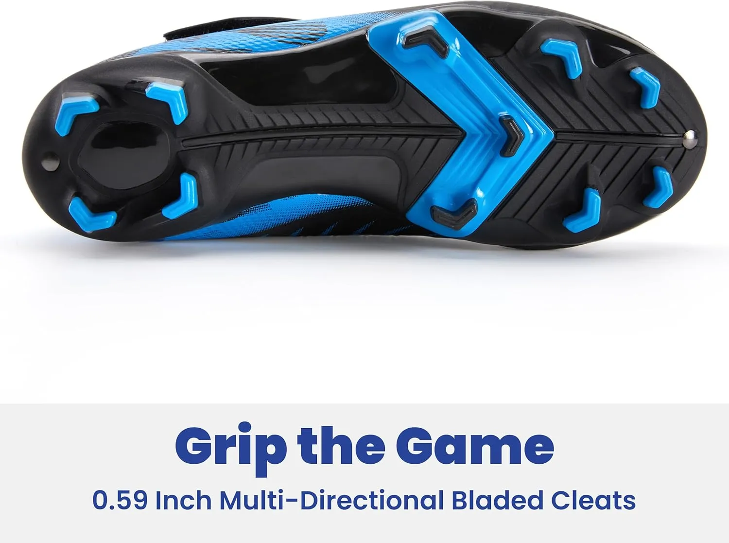 PATPAT Kids Soccer Cleats  Outdoor Firm Ground and Turf Football Training Shoes for Little Big Boys and Girls, Sizes 10-6