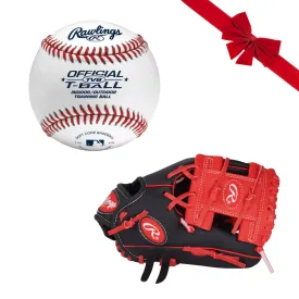 Rawlings Player Series - 10" Youth Glove & Ball Gift Bundle