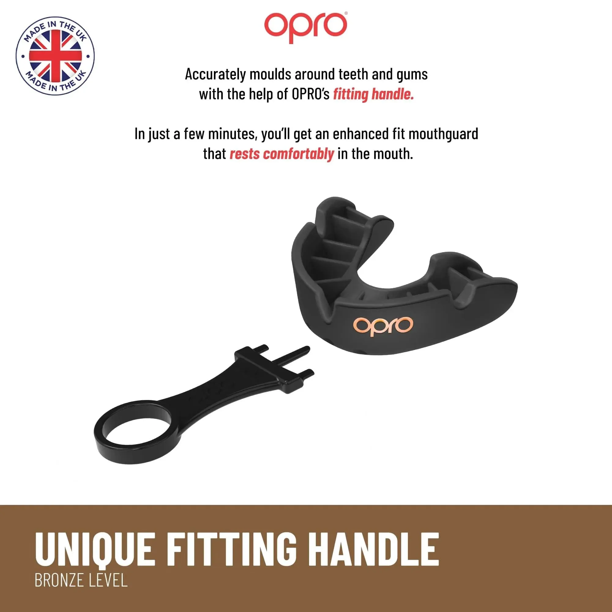 Self-Fit Junior Bronze Gumshield