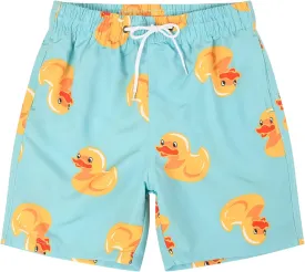 SNOW DREAMS Boys Swim Trunks Quick Dry Swim Shorts Lightweight Bathing Suits Side Pocket