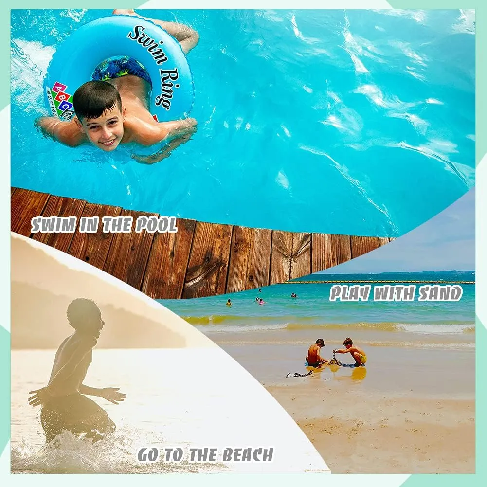 SNOW DREAMS Boys Swim Trunks Quick Dry Swim Shorts Lightweight Bathing Suits with Pocket