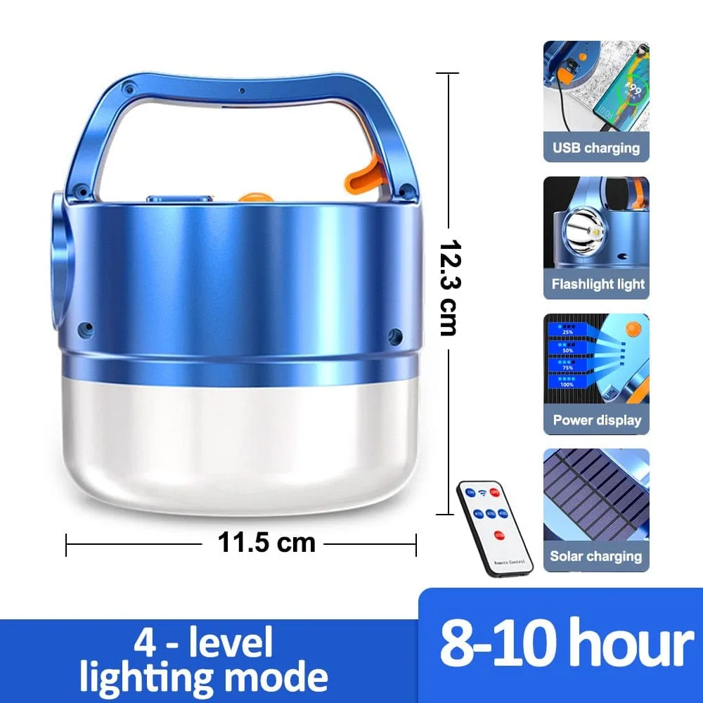Solar LED Camping Tent Lights for Hikers & Campers