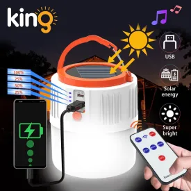 Solar LED Camping Tent Lights for Hikers & Campers