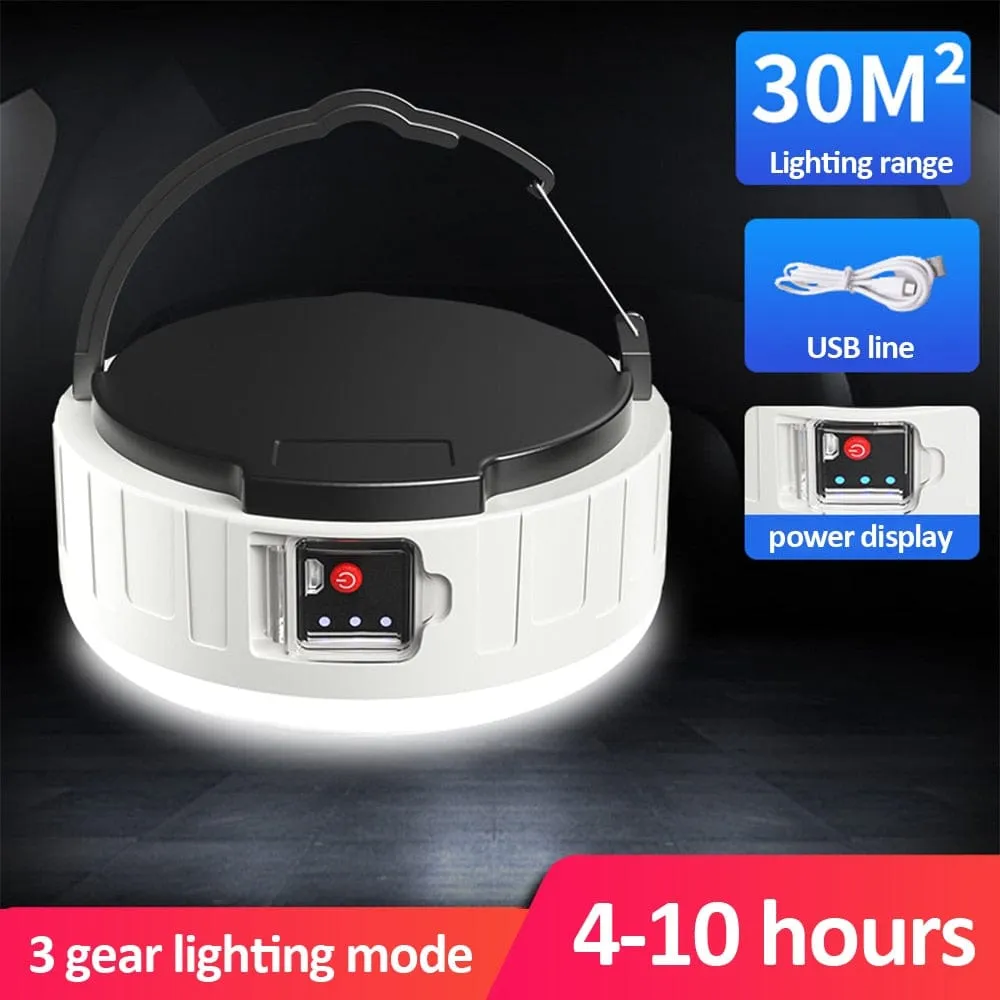 Solar LED Camping Tent Lights for Hikers & Campers