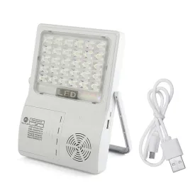 Solar Powered Bluetooth Music LED Tent Lamp - Portable USB Camping Emergency Light