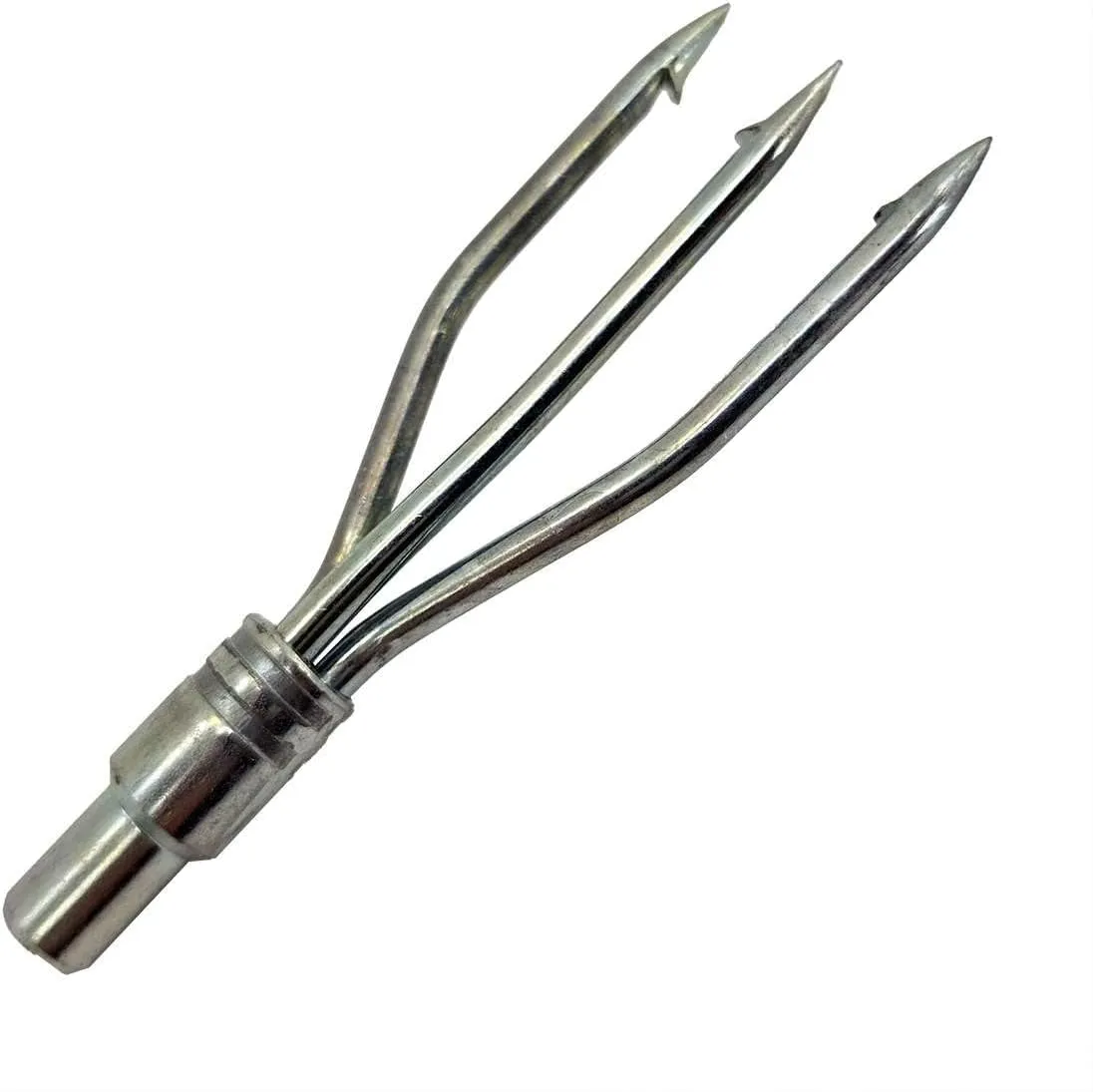 Speargun Galvanized Trident - Flat 3-Prong for Spearfishing, Freediving & Scuba Diving