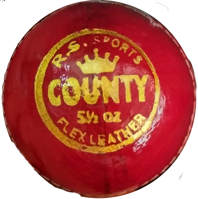 Sppartos County Cricket Leather Ball 4pc