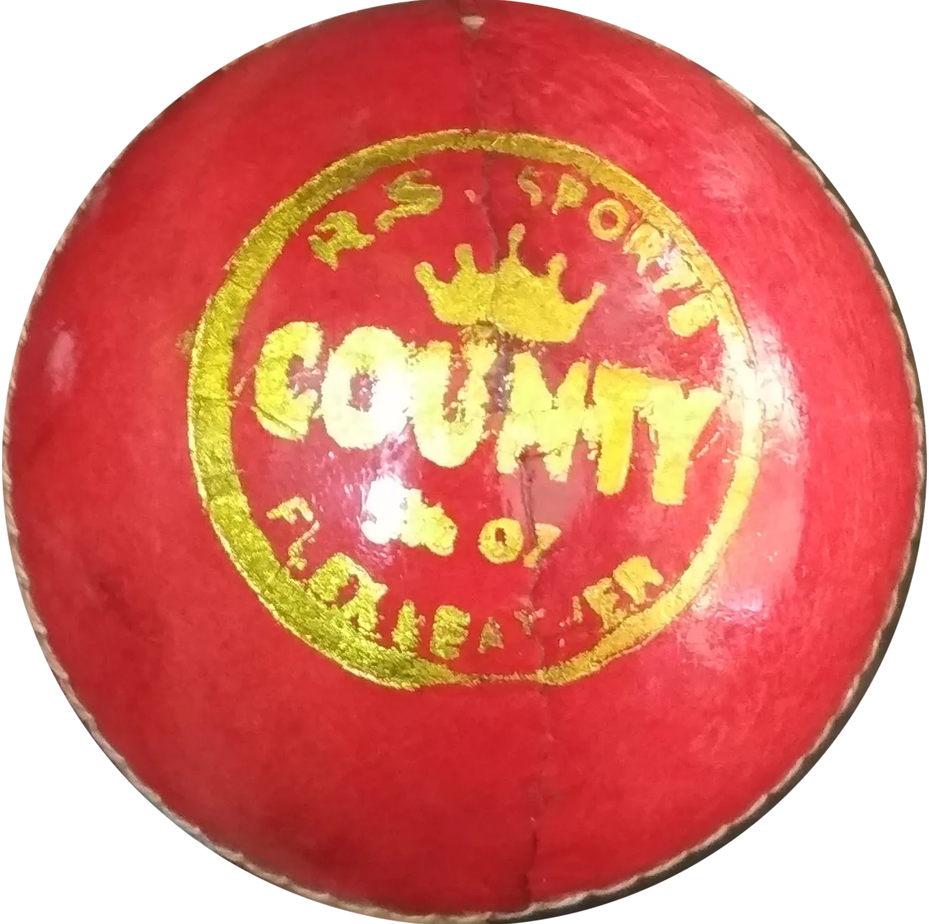 Sppartos County Cricket Leather Ball 4pc
