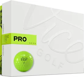 Vice Pro Golf Balls, Neon Lime (One Dozen)