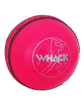 WHACK County Leather Cricket Ball - 2 Piece - 142gm - Pink