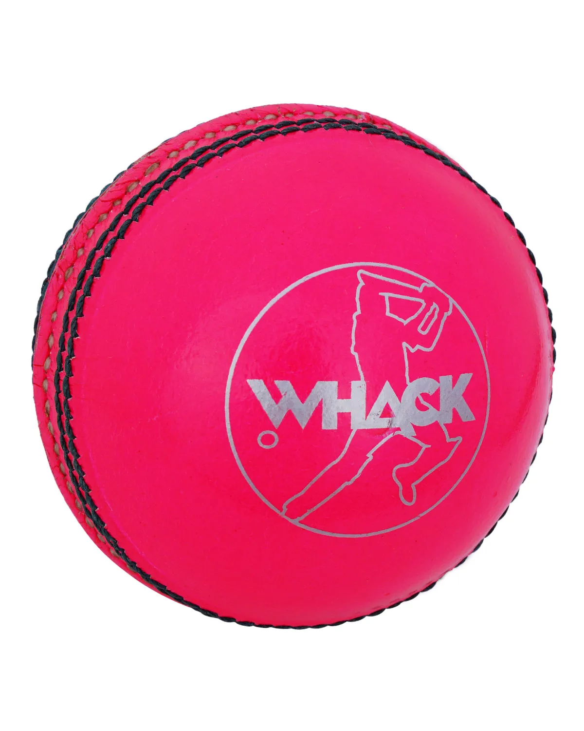 WHACK County Leather Cricket Ball - 2 Piece - 142gm - Pink