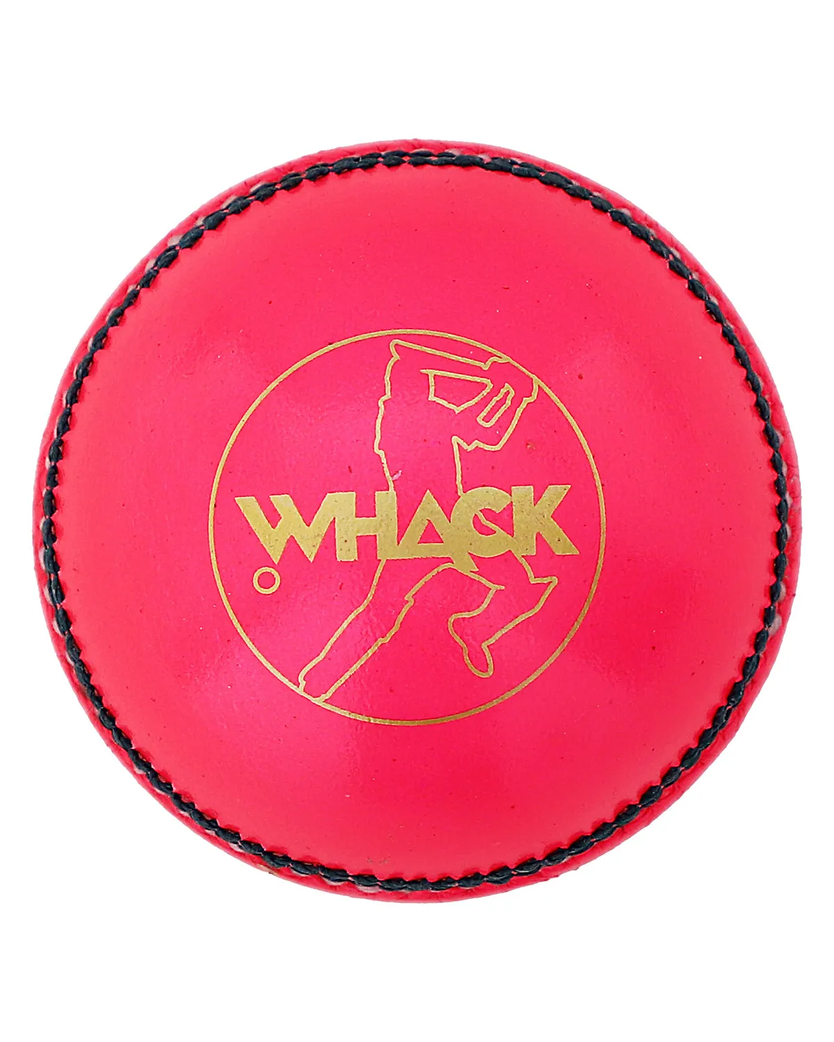 WHACK County Leather Cricket Ball - 2 Piece - 142gm - Pink