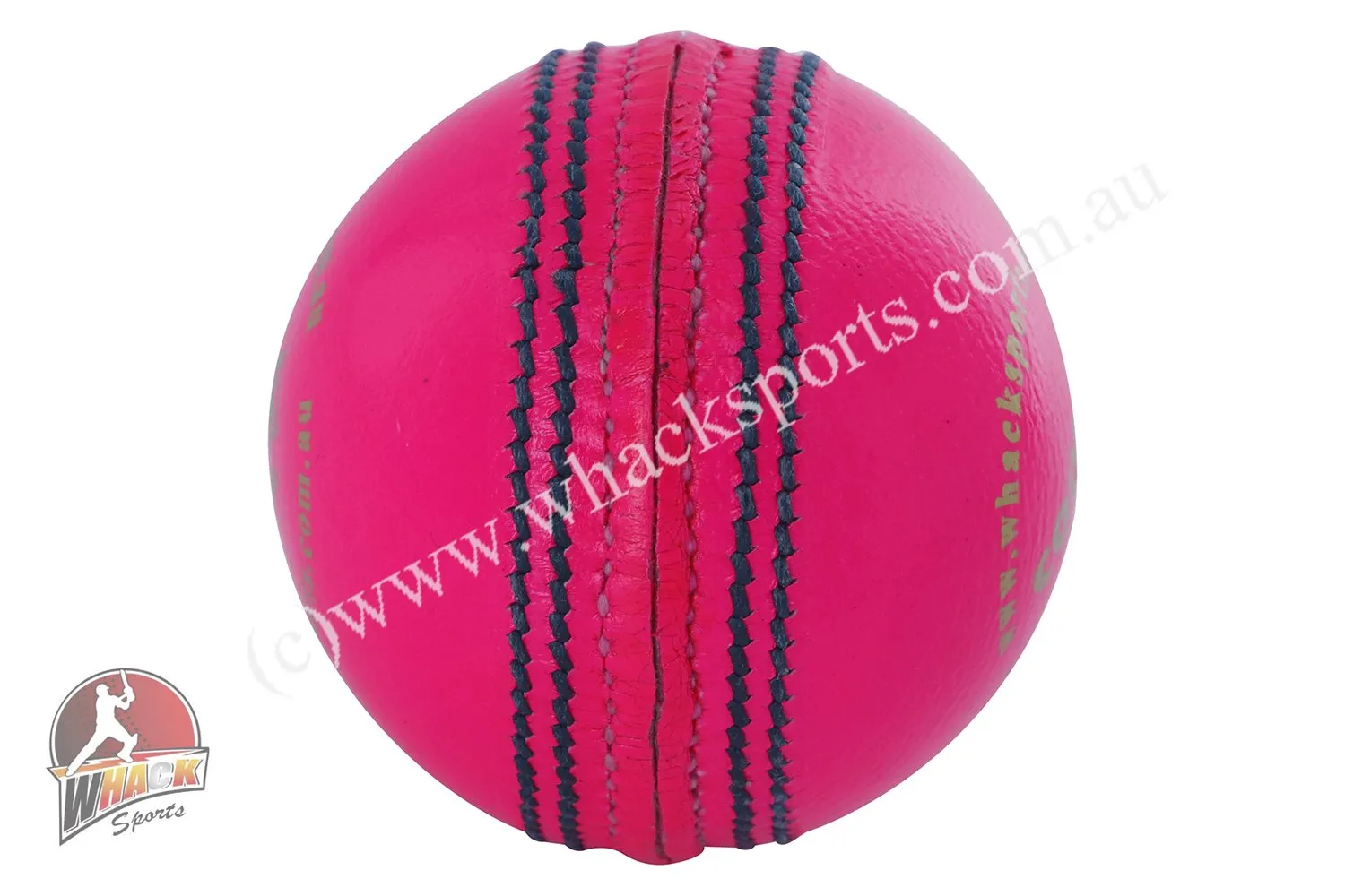 WHACK County Leather Cricket Ball - 2 Piece - 142gm - Pink