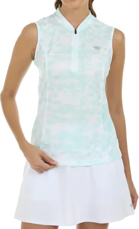 Women's Sleeveless Tennis Shirt Golf Shirts for Women Quick Dry Pickleball Shirts UPF 50  Sportswear T-Shirts with Zipper